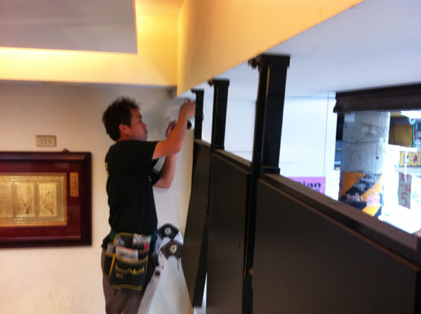 台中監視器╱台中監視器維護\台中監視器系統買賣 █ 施工實績 : 005 = 台中市北區 伊莉沙白花園社區廣場