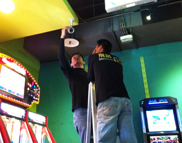 台中監視器╱台中監視器維護\台中監視器系統買賣 █ 施工實績 : 007 = 台中市北屯區 湯姆熊歡樂世界