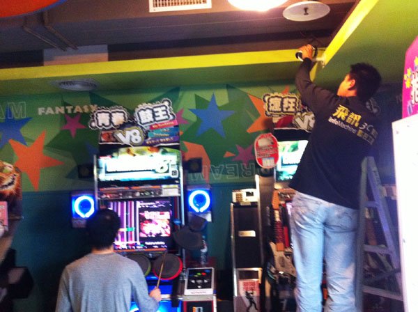 台中監視器╱台中監視器維護\台中監視器系統買賣 █ 施工實績 : 010 = 台中市北屯區 湯姆熊歡樂世界